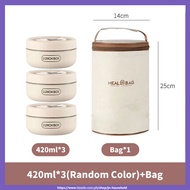baunan for lunch box Insulated Lunch Box Student Portable Stainless Steel Bento Box Lunch Box With B