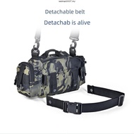 Fishing Bag Waterproof Single Shoulder Crossbody Tactical Bags Waist Pack Fishing Gear Utility Stora