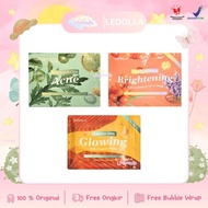 Bonus Ledolla - Salmon Dna Glowing Masker Wajah Facial Mask Wash Off Mask Mm Residu Untuk Kulit Glow