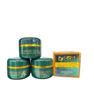 Fasha Elite 4in1 Skincare Set for Pimples & Anti-Aging - Includes Cleanser, Scrub, Toner, Moisturize