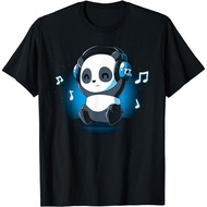 Cute Dj Panda Headphones, Panda Lovers T-Shirt