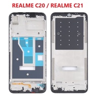 FRAME LCD REALME C20 / REALME C21 / RMX3063 / RMX32011 / MIDDLE FRAME / TULANG TENGAH ~ MGS INDO