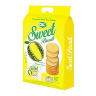 OK Sweet Biscuit Durian Flavor 300g โอเค สวีท บิสกิต กลิ่นทุเรียน