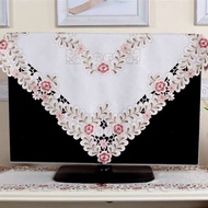 European fabric LCD 37 42 inches 47 50 55 60 embroidered cover TV hood/cover cloth TV drama dust cov