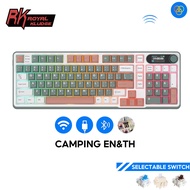 RK S98แบล็กเบอร์รี่98โหมด RGB โหมดเกมสบายๆปรับได้2.4กรัม