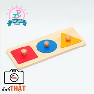 Basic geometric distinguishing board - Montessori teaching materials 9-12 months