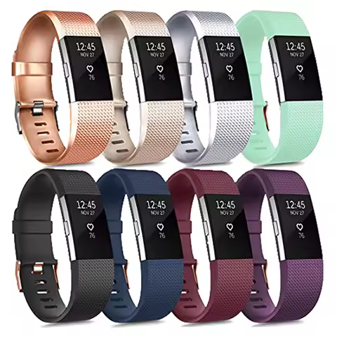 Strap for Fitbit Charge 2 Watch Band Wristband Silicone Replacement Bands Bracelet for Fitbit Charge
