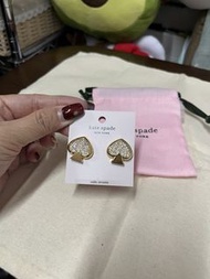Kate Spade 鑲鑽愛心耳環 & Coach耳環