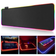 USB Gaming Mouse Pad RGB Colour LED Lighting Mouse Pad Computer Laptop Notebook Large Colorful Mouse Pad Gaming Mouse Ma