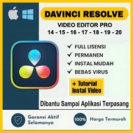 (Win & Mac) Davinci Resolve Pro Studio 20 - 14 Original + Bonus Plugin & Project Lifetime Bergaransi
