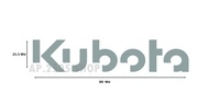 สติ๊กเกอร์รถเกี่ยวข้าวคูโบต้า Kubota