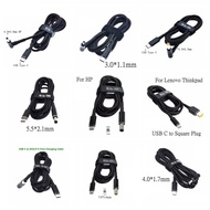 USB Type C to AC DC Laptop Fast Charging Cable 1.5m USB C Charger PD 100W for Laptop