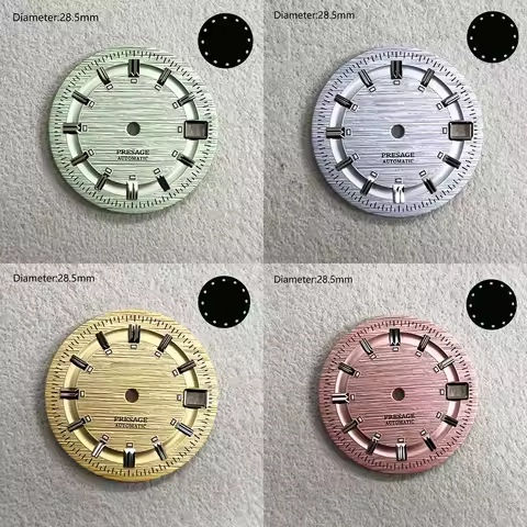 28.5mm S logo nh35 dial candy pink green blue PRESAGE s dial for nh35 movement SPB129J1/SRPGO5J1/SPB