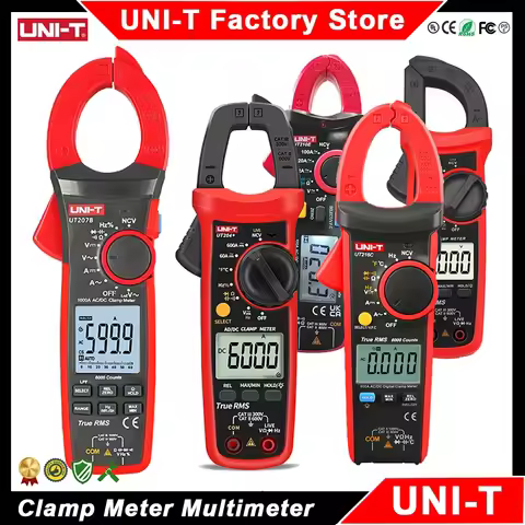UNI T Clamp Meter UT202A+ UT204+ UT210D UT210E UT205E UT206E UT207B UT208B UT216 Current Measuring P