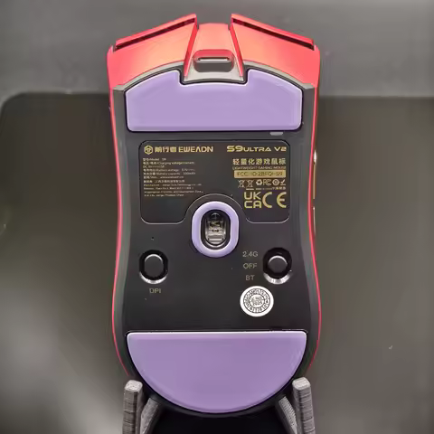 PTFE Anti-Collapse Arc-Edged Mouse Skate For EWEADN S9 Pro V2 / Ultra V2 Similar To Obsidian Air Pur