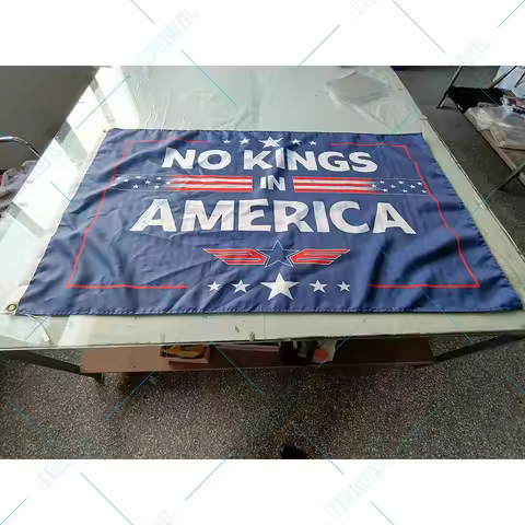 no kings in america banner 150X90cm (3x5FT) COOL gift banner with history music business hobby flag