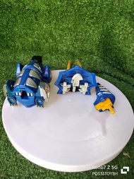 Dx หุ่น ไทรเซร่า บาคุริว ไทรเซราทอปส์ อาบะเรนเจอร์ น้ำเงิน อาบะเรนเจอร์  Dx  barkuryu triceratops Sentai Abaranger dion
