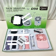 New Style D96 Plus Smart Watch Bluetooth Headset Fan Set Multifunctional Watch