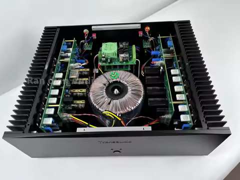 TransAudio High End MASTER FM801 Post Amplifier MJL4281 2N3440/5416 /250W/8Ω 500W/4Ω With Single End