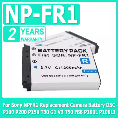 New NP-FR1 For Sony NPFR1 Replacement Camera Battery DSC P100 P200 P150 T30 G1 V3 T50 F88 P100L P100