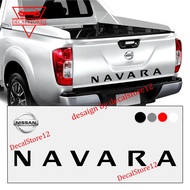 Nissan navara Sticker cutting nissan navara Car Rear Tailgate Door Sticker