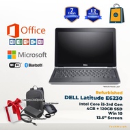 DELL LATITUDE E6230 - INTEL CORE i5-3rd GEN / CPU: 2.3GHz / WINDOW 10 PRO /4GB + 120GB SSD