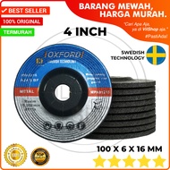 MATA THICK GRINDING BIT FOR IRON SCOURING 4" X 6 MM OXFORD ORIGINAL / GRINDING STONE FOR IRON POLISH