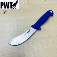 PWT 5 Inci Stainless Steel Skinning Knife | Kitchen Knife | 5Cr15MoV Blade | Anti-slip Rubber Handle