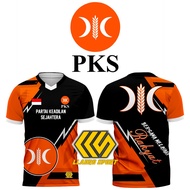 Jersey Partai PKS Full Printing Dryfit Premium