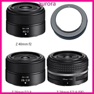 Auro Universal HF-52 52mm Lens Hood Lens Adapter Filter Ring for Z28mm F2 8 Z40mm F2 Metal for Z7II 