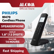 PHILIPS M470 Designer Cordless Phone 1.8" Display, Speakerphone, Multipair Handsets & 14h Talk Time