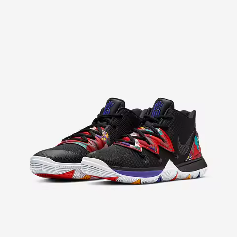 Nike Genuine Kyrie 5 GS Women's Big Kids Mid-Top Basketball Shoes AQ2456-010