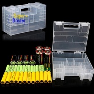 <Dream-t> Plastic Battery Box Storage Case Holder Organizer for AA AAA C D 9V Batteries On Sale