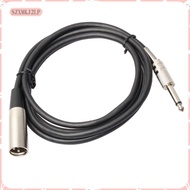 [szxmkj2lp] 6.35mm (1/4 Inch) TRS to XLR Male to Male Microphone Audio Cable 10ft 6ft