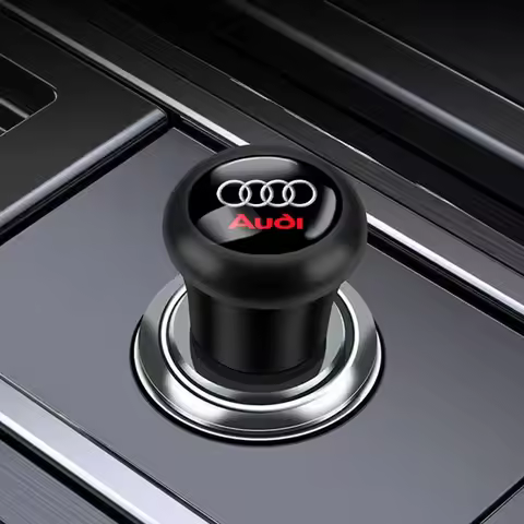 1Pcs Auto Interior Cigarette Lighter Power Plug Emblem Car Accessories For Audi C6 C5 C7 A1 A3 A4 b5