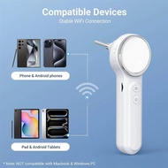 SUNRI Digital Otoscope with Light, 1.85 Inch IPS Screen, 720P HD Video Ear Camera, Ear Wax Removal T