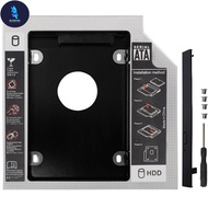 BF 9.5 12.7mm HDD Caddy Aluminum Universa SATA 3.0 2.5" SSD CD DVD to HDD Case Optibay Enclosure CD-