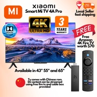 Xiaomi Smart Mi TV - 2026 model A Pro, Gift Amazon 4K Fire TV, 3 year Warranty, 43/55/65 inch