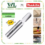 MAKITA 1/4" Router Bit Round Nose Bit D-49345/Mata Router/Mata Trimmer/Router Bit For Wood Trimmer