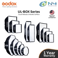 Godox UL-Box Series Quick Release Umbrella Softbox, Compact Rectangular Softbox Diffusers & Fast Set