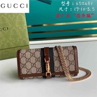 LV_ Bags Gucci_ Bag 652681 Jackie 1961 Chain Wallet Women Handbags Shoulder Totes Ev CGYH