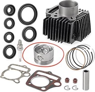 LK 52.4mm Engine Parts Cylinder big bore kits with Gaskets and Piston Set With a complete set of oil