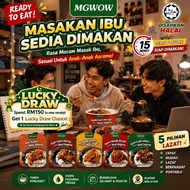 MGWoW HALAL Makanan Travel Combo Mudah Self Heating Halal 190g Beras Konjac Pesnasi Pemanas Outdoor 