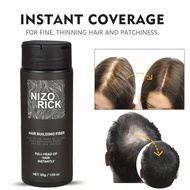 Nizo Rick Fiber Powder 30g/1.05oz, 11 Colors - Creates Natural Volume and Bounce, Long-lasting Water