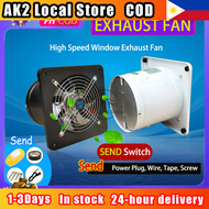 ✅Original + 24 hours delivery✅4/6 in Exhaust fan Powerful fan exhaust fan household window type oil fume exhaust fan, exhaust fan for kitchen，exhaust fan for room  Ventilation fan Window Exhaust fan