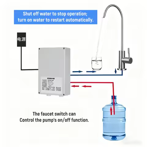 Electric Faucet Water Pump 12V 2L/min 3.5L/min Faucet Automatic Suction Pump Motorhome Boat Caravan 