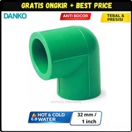 Danko Keni PPR 1 inch Elbow 90 PPR 32mm Equal Elbow 90 PPR L32 mm - Knee L32 Water Pipe Fitting