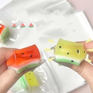 Watermelon Ice Cube Squeezed Toy Cartoon Stress Relieve Decompression Squishy Toy Toy Toy B3e3