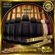 ZEN 5D series PU PREMIUM LEATHER Universal Car Seat Cover - 5-Seater Front & Rear Cover