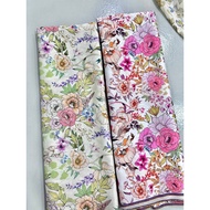 KAIN PASANG BABY SILK | 0.5M BIDANG 60 MIN PEMBELIAN 1M KLIK x2 SOFT FLOWY IRONLESS